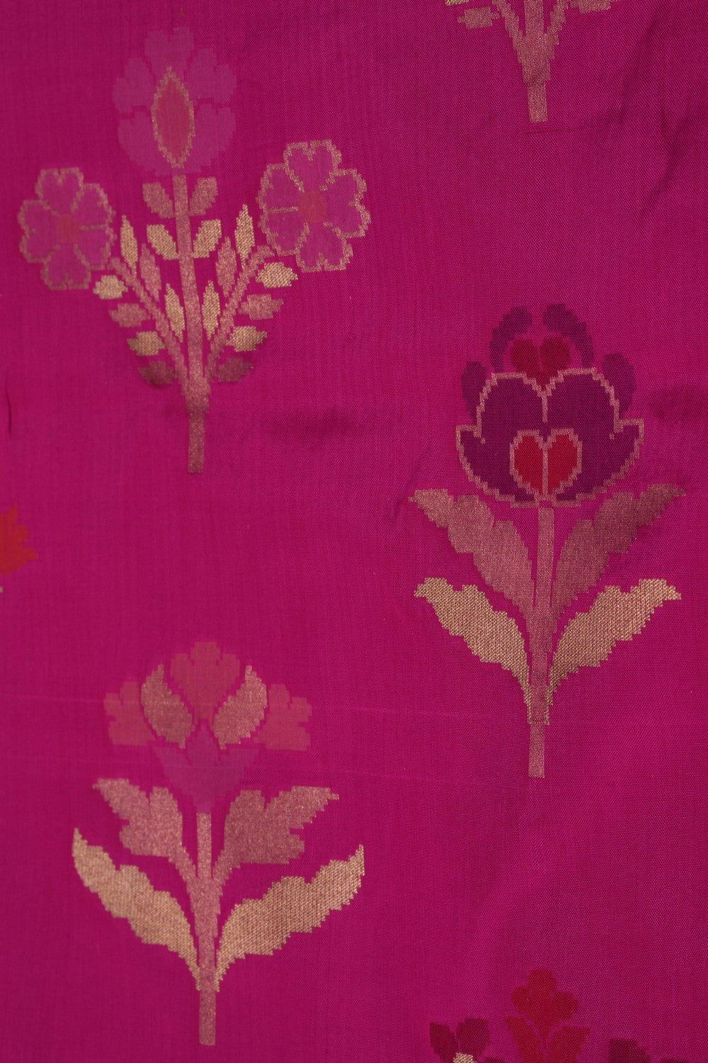 Image of Banarasi Silk Pink Saree